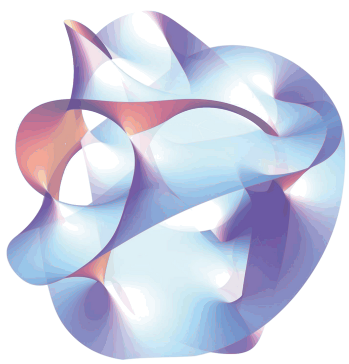 Một ví dụ cho thuyết vũ trụ mảng (brane cosmology). Nguồn: Wikipedia