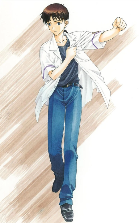 Ikari Shiji.  Nguồn: Evangelion wiki
