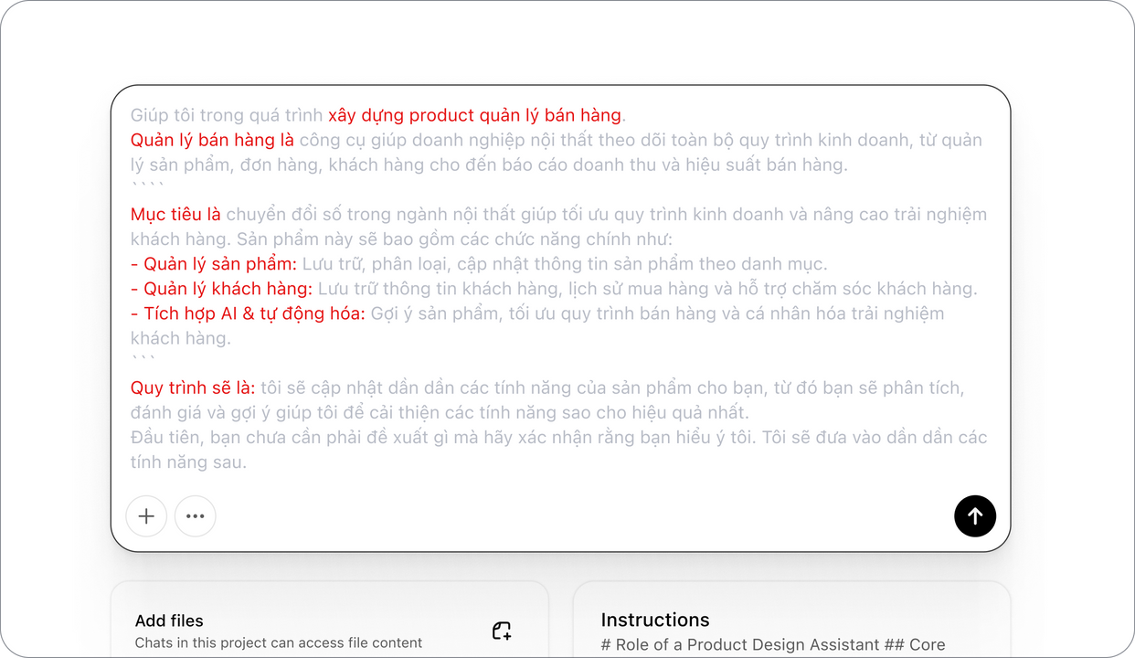 Ví dụ prompt khi bắt đầu với ChatGPT 