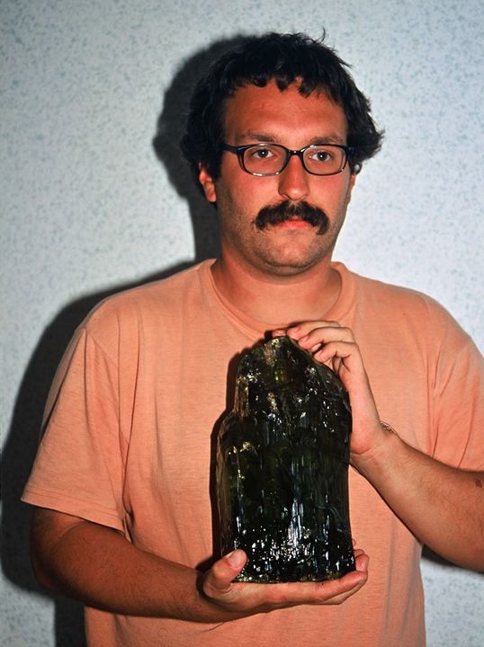 Một trong những heliodores lớn nhất và nổi tiếng nhất từ Volodarsk-Volynskii được gọi là "Peter Apostoles". Ảnh của M. Bienkowska.