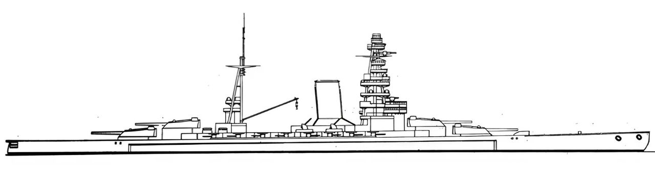 Thiết kế "siêu thiết giáp tuần dương hạm" cuối cùng của Hiraga là phiên bản phóng đại của lớp Amagi nhưng được xây dựng xoay quanh pháo 18 inch (45,7 cm) /50 kiểu Năm thứ 5, khi đó đang được Nhật Bản phát triển. Trước khi bị Hiệp ước Washington hủy bỏ, các tàu này dự kiến được đặt lườn vào mùa hè năm 1922 và sẽ hoàn tất sau 5 năm.