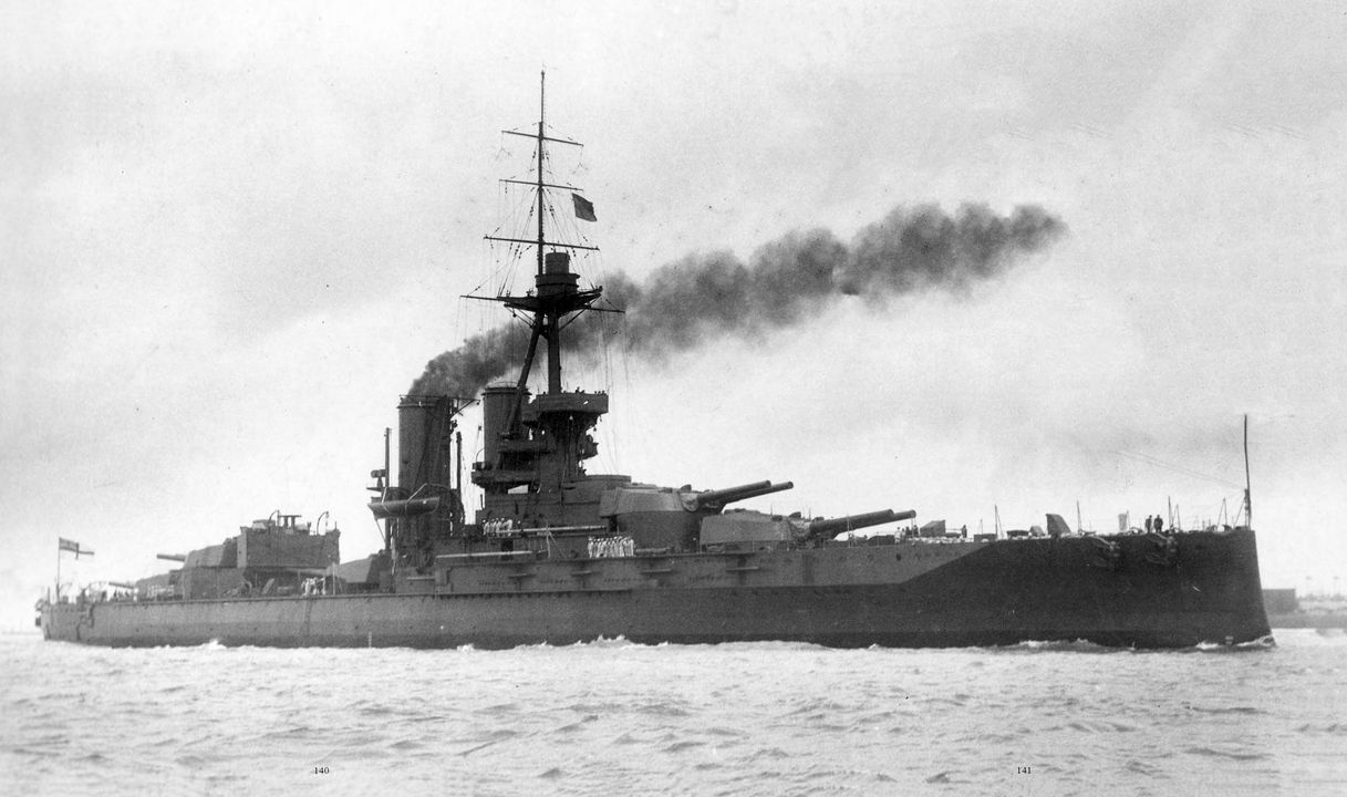 Tàu Iron Duke tham chiến tại trận Jutland, đấu pháo với hai thiết giáp hạm lớp König của Đức và một thiết giáp tuần dương hạm, bắn tổng cộng 90 quả đạn pháo 13,5 inch. Con tàu không bị hư hại.