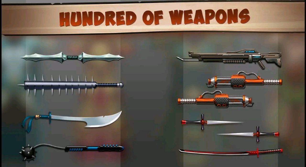 Weapons in Shadow Fight 2