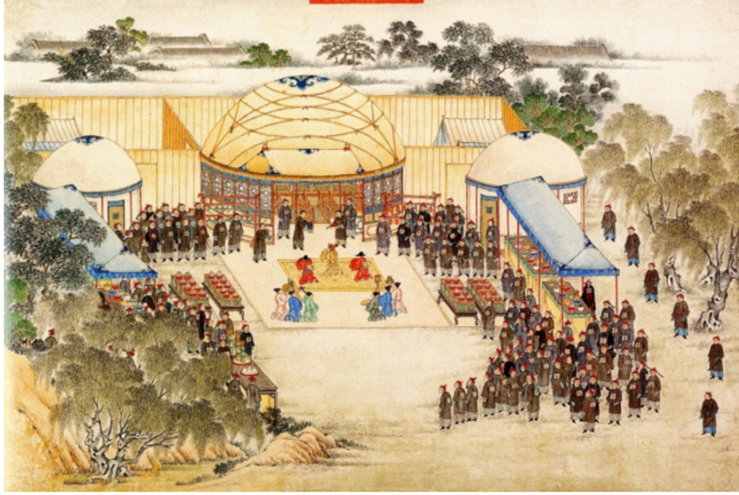 Tranh An Nam quốc vương chí Tị Thử sơn trang