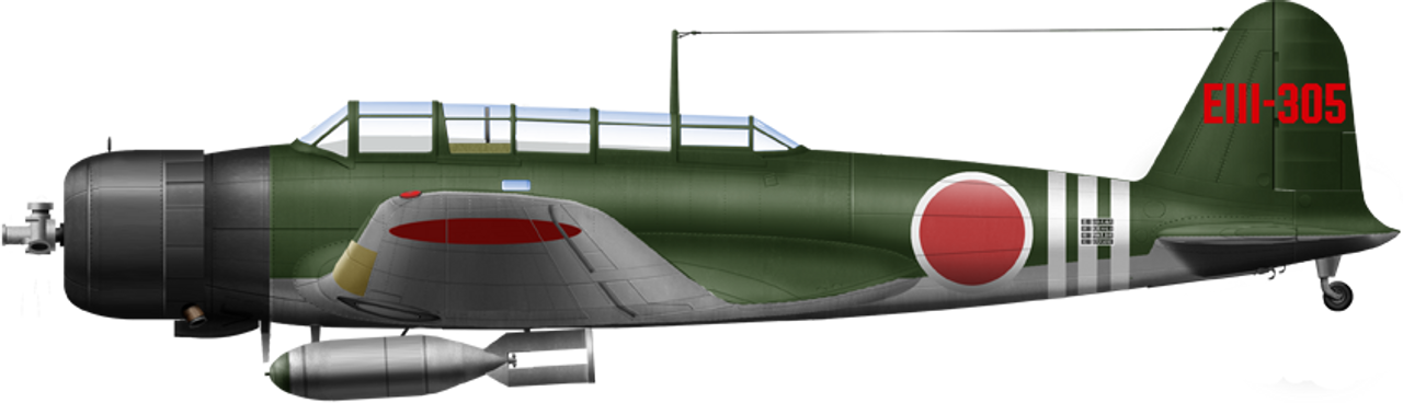Máy bay B5N2 của tàu sân bay hạng nhẹ IJN Zuiho trong trận Santa Cruz vào tháng 10 năm 1942.