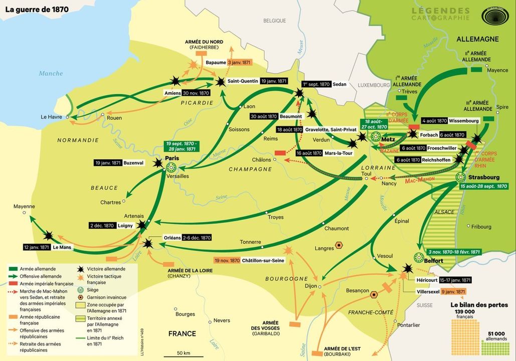 Lược đồ chiến tranh Pháp Phổ