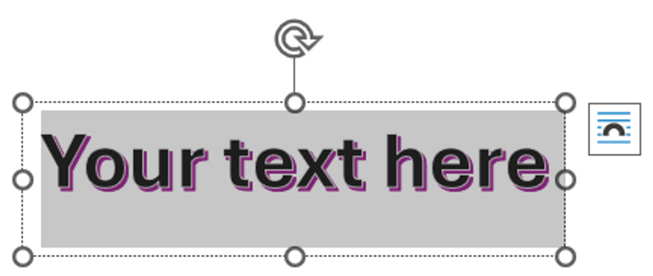<i>Hình 6. Text box chứa văn bản dạng chữ nghệ thuật</i>