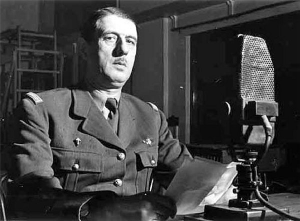 de Gaulle vào ngày 18 tháng 6 năm 1940