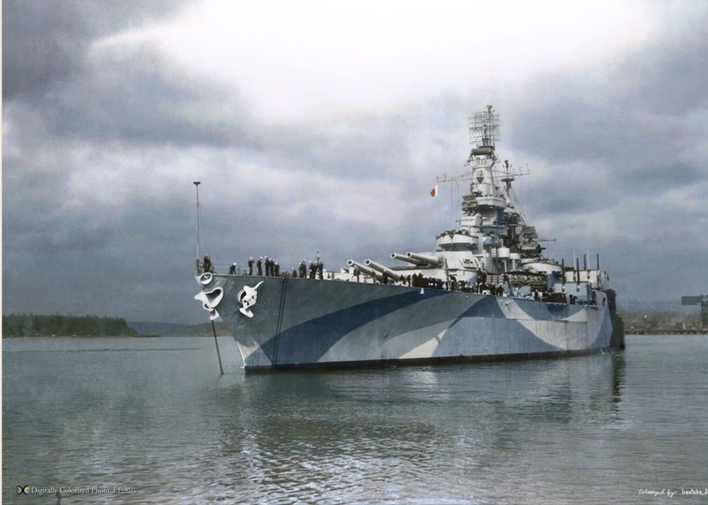  Colorado ở Puget Sound vào ngày 2 tháng 7 năm 1944