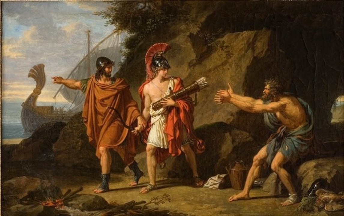 Odysseus và Diomedes lấy cung Philoctetes