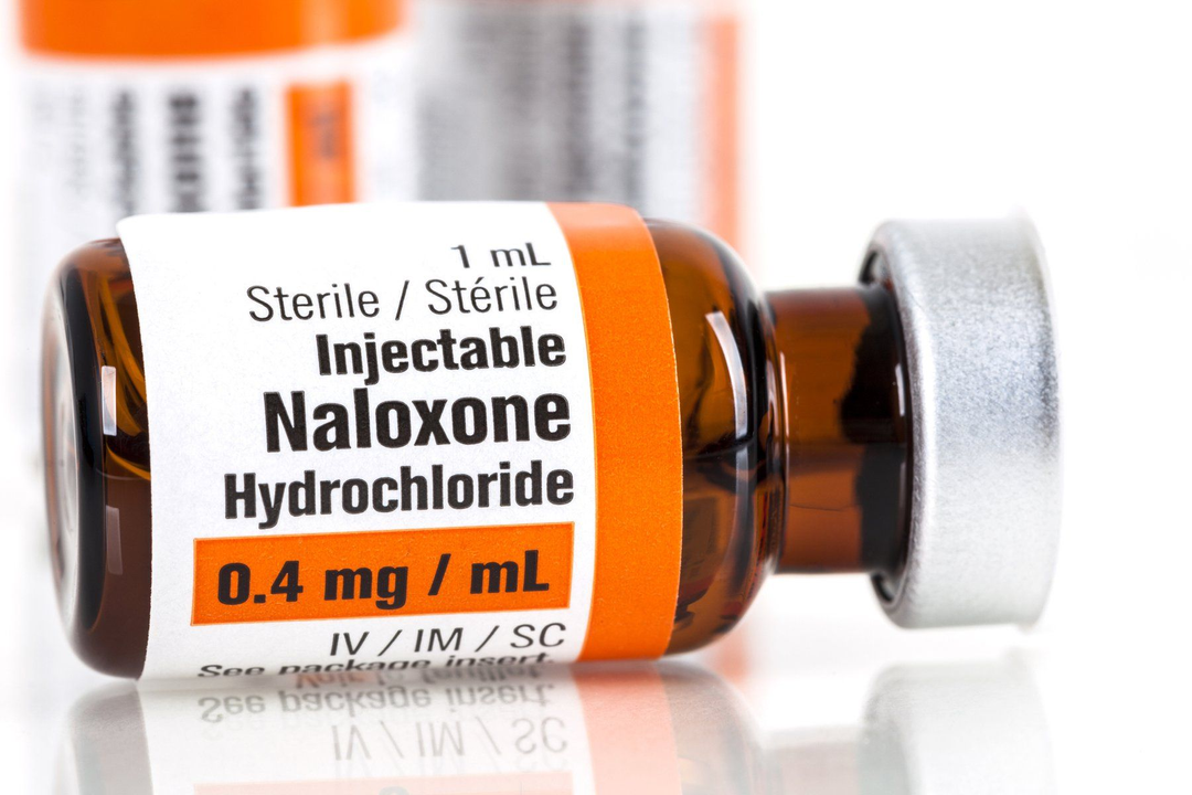 Một lọ Naloxone Hydrochloride dạng tiêm.