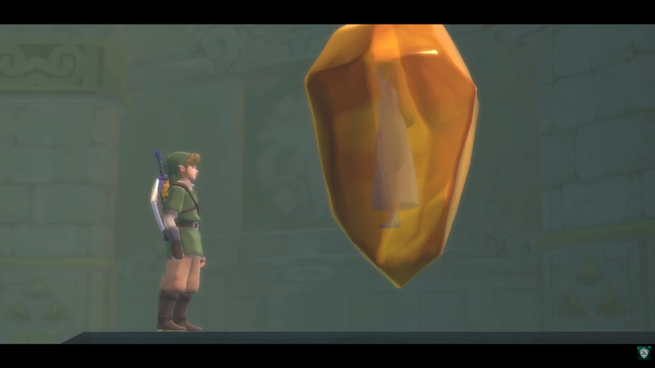 Zelda trở thành hổ phách phong ấn ngôi đền Hylia