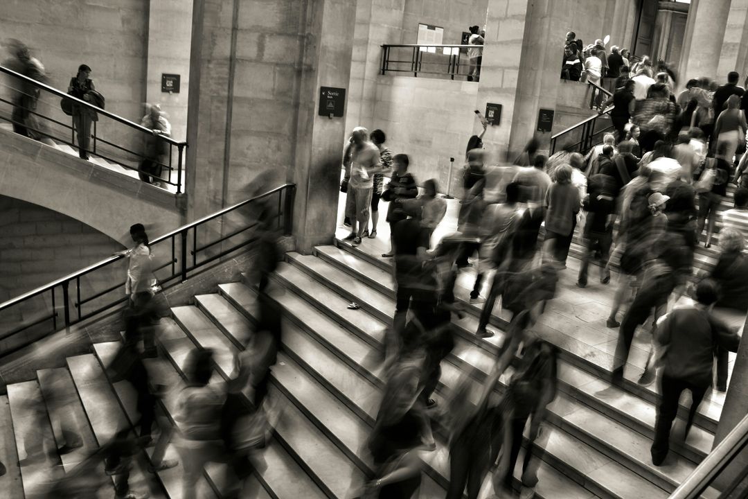 <a href="https://unsplash.com/photos/group-of-people-walking-on-the-stairs-45sjAjSjArQ">Group of people walking on the stairs photo – Free Business Image on Unsplash</a>