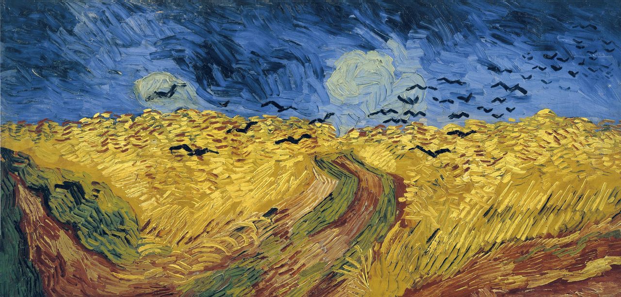 Cánh đồng lúa và quạ—Van Gogh