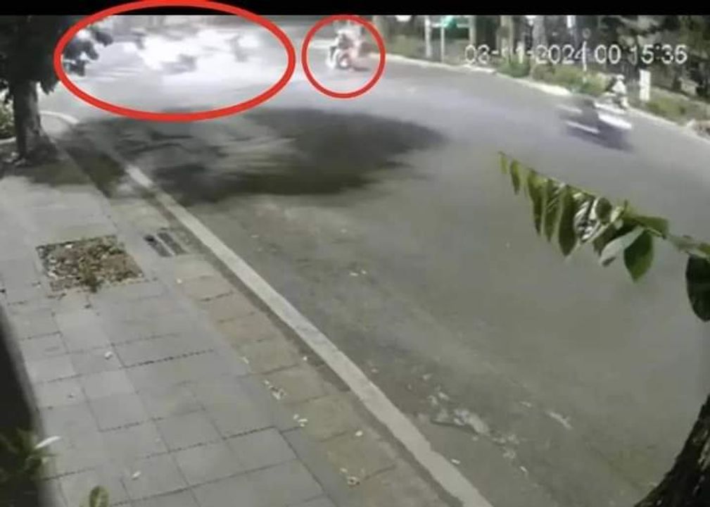Hình ảnh sảy ra vụ tai nạn, hung thủ bỏ chạy, nạn nhân tử vong tại chỗ