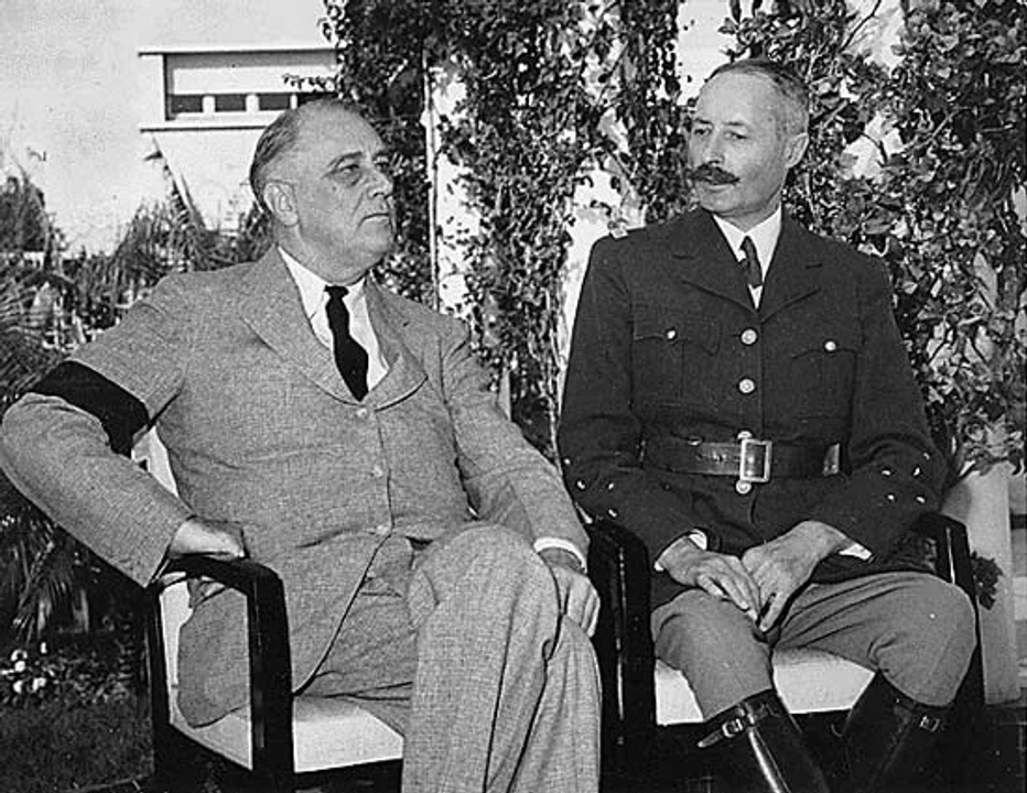 Roosevelt và tướng Giraud 