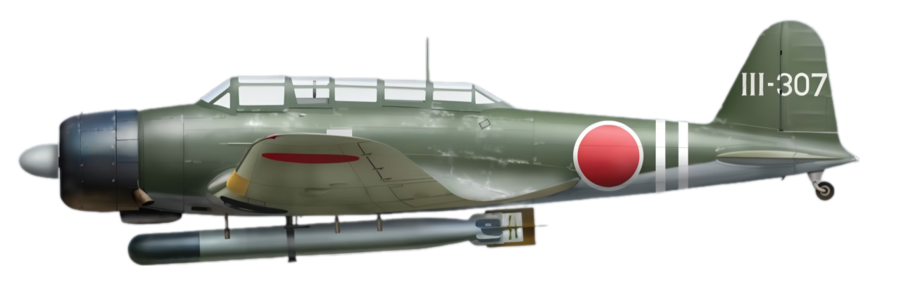 Chiếc B5N2 EII-307 là một trong 17 máy bay ném ngư lôi được tàu Zuikaku điều động để tấn công tàu sân bay Enterprise vào ngày 26 tháng 10 năm 1942.