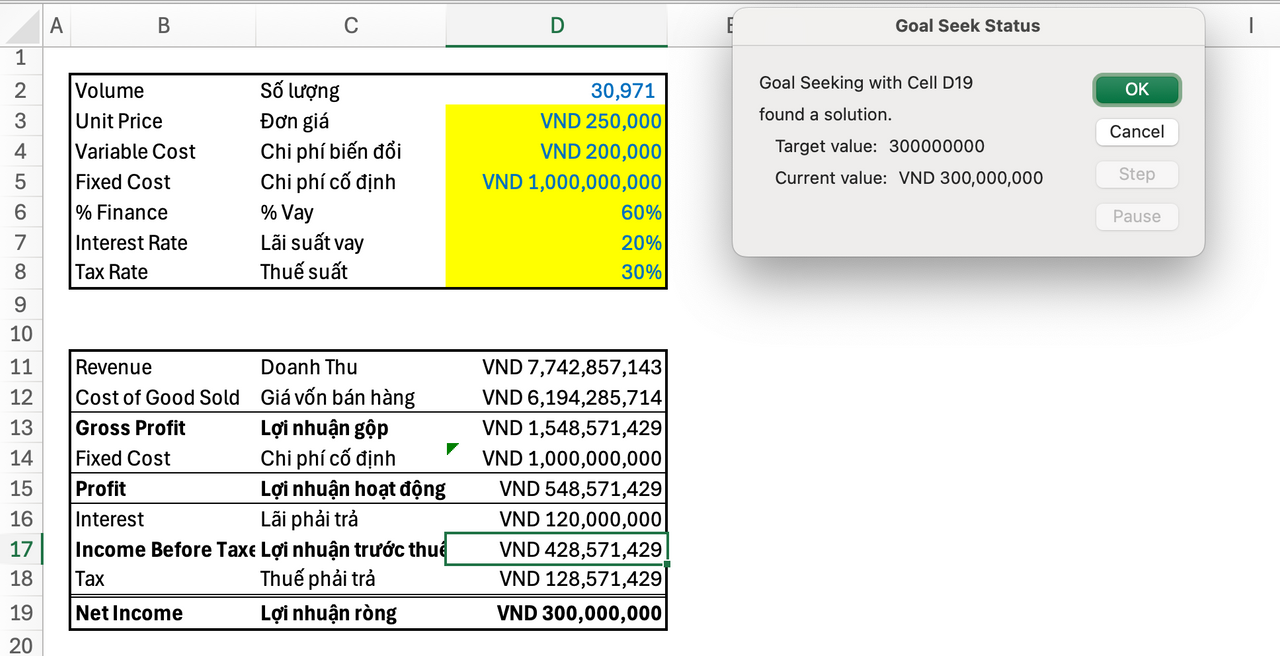 Thử một scenario khác.