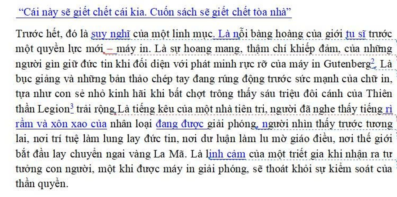 <i>"Cái này sẽ giết chéc cái kia"</i>