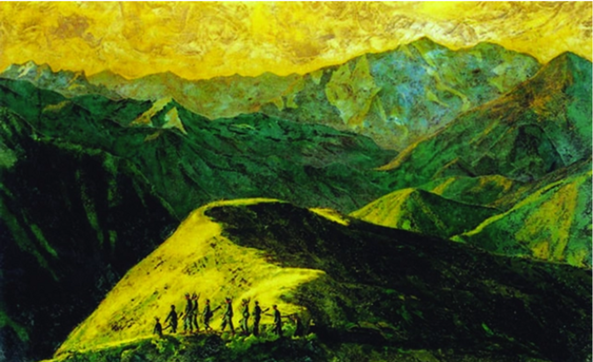 <i>“Nhớ một chiều Tây Bắc”</i> (1950) của hoạ sĩ Phan Kế An.