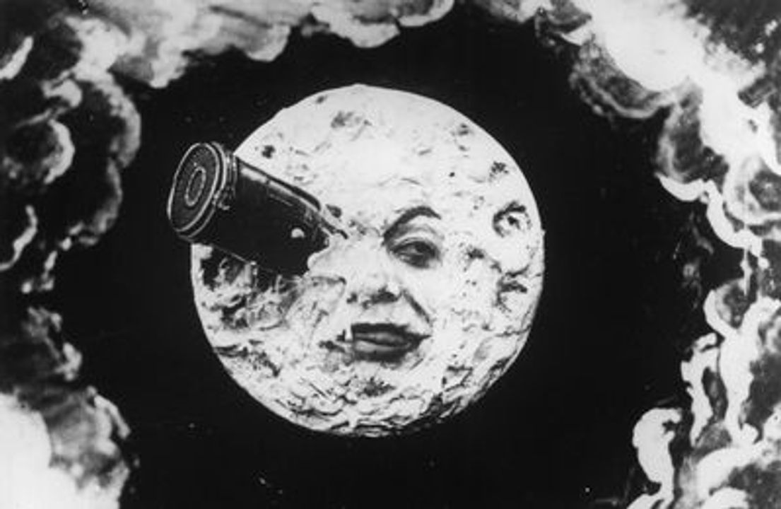 <i>Bộ phim A trip to the Moon (1902, đạo diễn George Melies)</i>