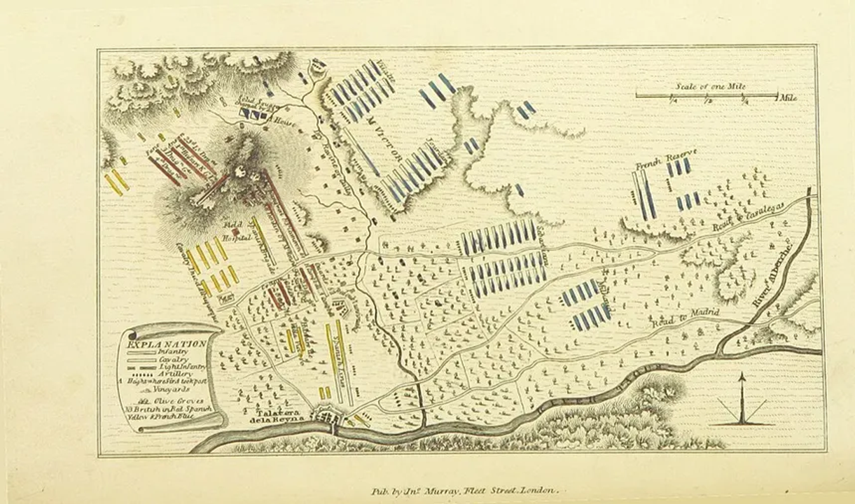 Lược đồ trận Talavera