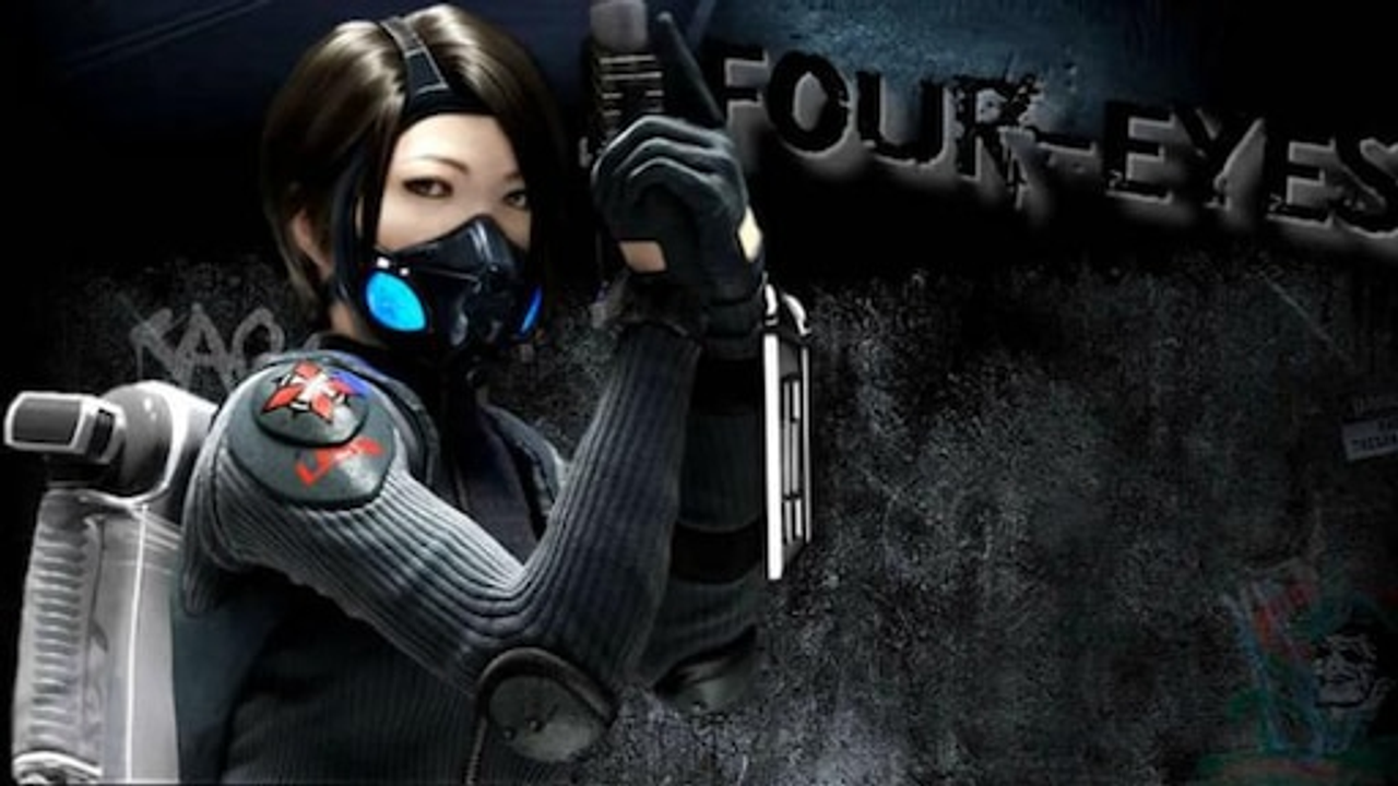 <i>Four-Eyes, tên thật là Christine Yamata</i>