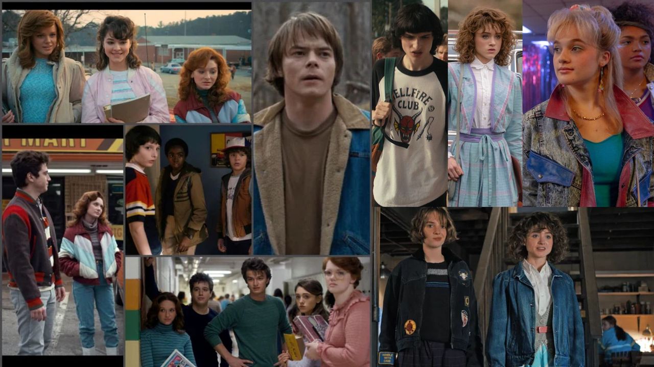 <i>Trang phục, kiểu tóc vào những năm 1980 xuất hiện xuyên suốt bộ phim.</i>