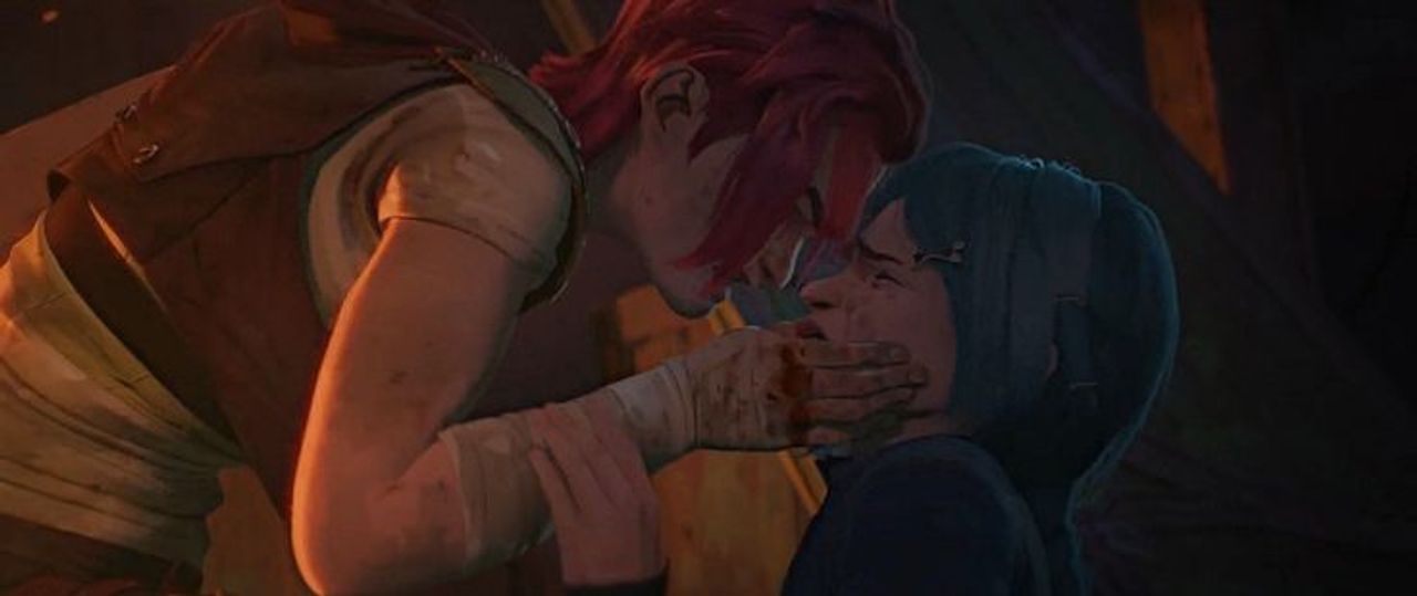 Vi left Jinx (Arcane: League of Legends)