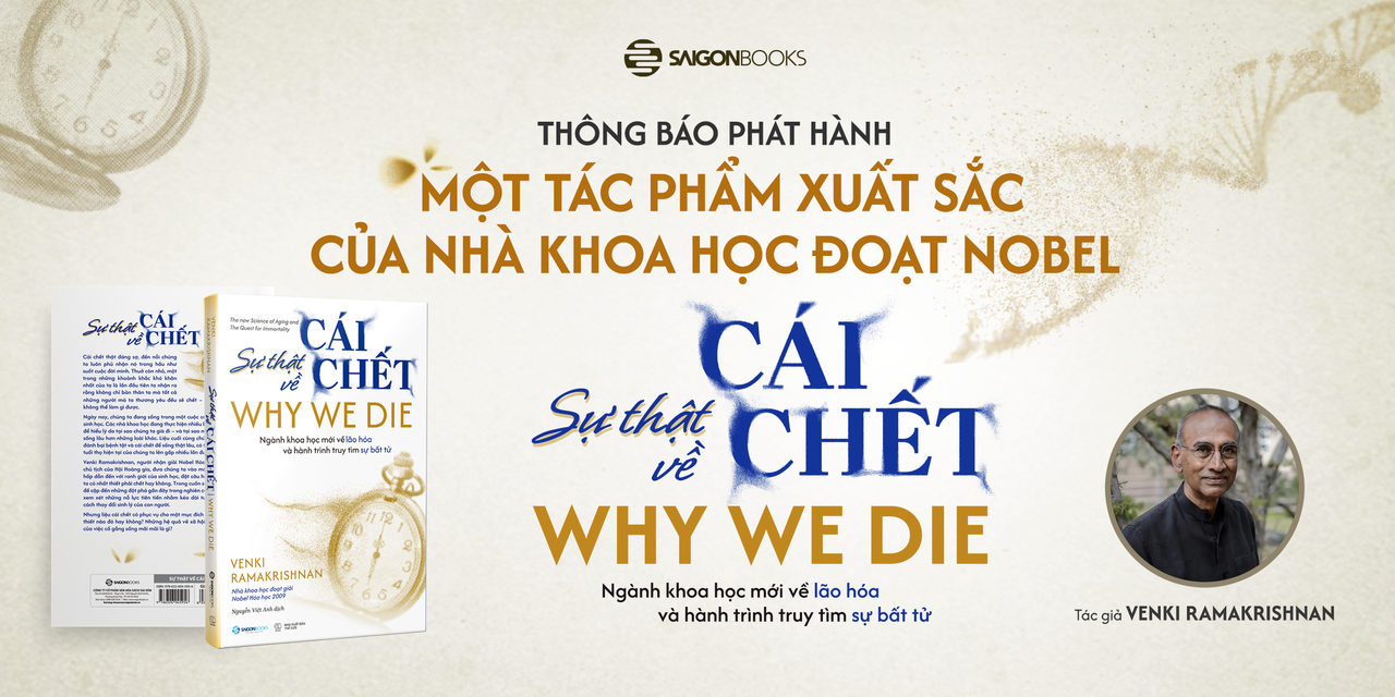 Sách cho ta biết rằng cái chết không phải là kết thúc tuyệt đối, mà là mắt xích trong vòng tuần hoàn sinh học. Ảnh: Saigon Books