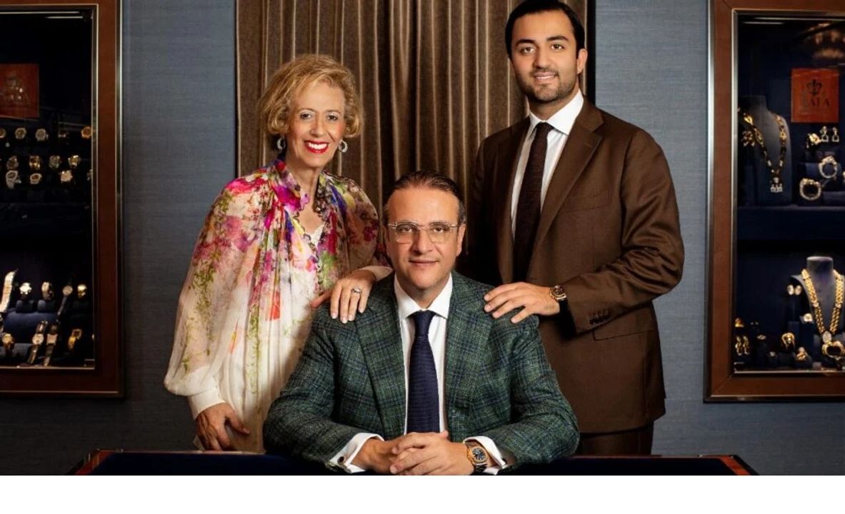 Gia đình Moradof, chủ sở hữu của Yafa Signed Jewels. (Yafa Signed Jewels)