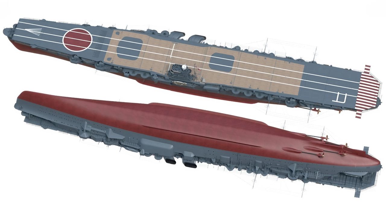 Con tàu trong trận hải chiến Midway.