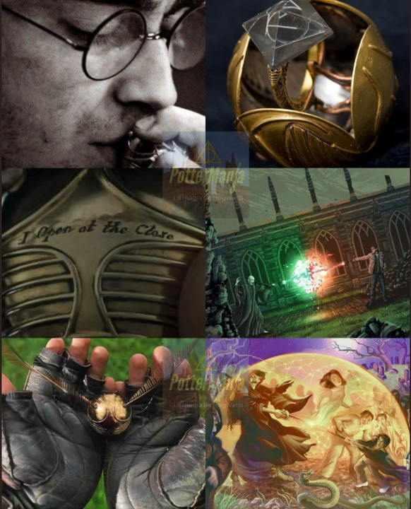 Cụ Dumbledore đã đưa cho Harry Hòn đá Phục sinh, được giấu bên trong Golden Snitch, với dòng chữ "Tôi mở khi đóng cửa."