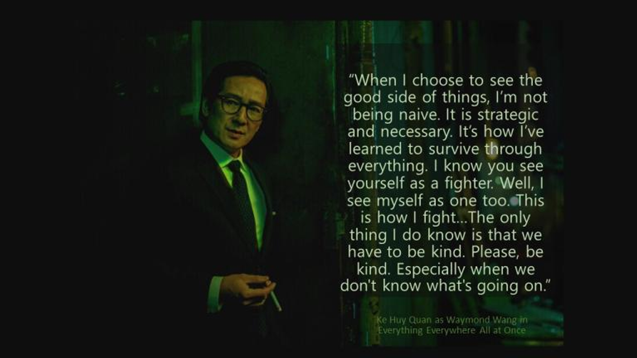 Waymond nhân vật trong bộ phim đa vũ trụ mà mình thấy là hay nhất từ trước tới nay