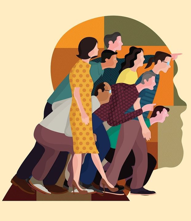 <i>Khi tương lai bất định, đám đông tìm kiếm sự an ủi trong những trào lưu tập thể (Nguồn: Sưu tầm)</i>