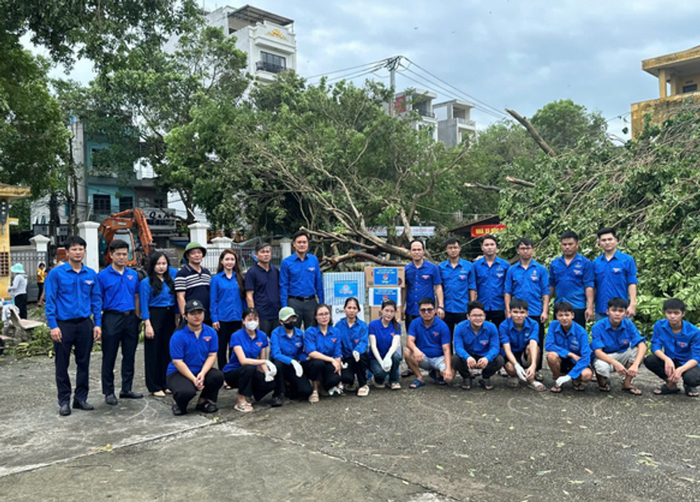 Tôi là người ở hàng ngồi thứ 5 từ phải sang trái. (ảnh chụp bởi Thành đoàn Bắc Ninh).