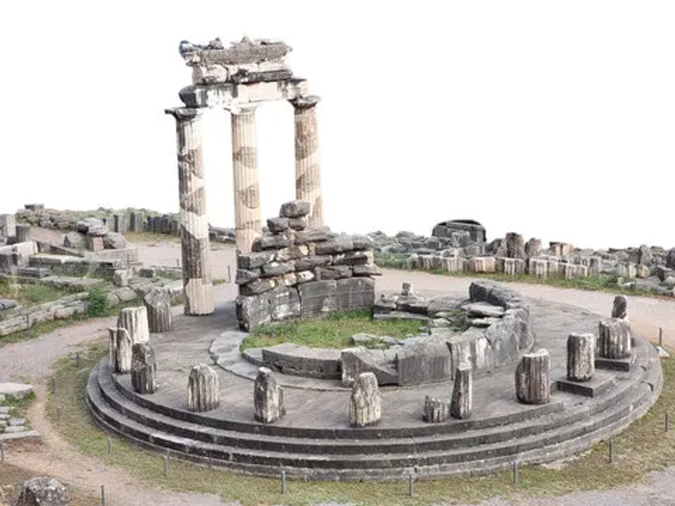 Đền Delphi ở Hy Lạp ngày nay