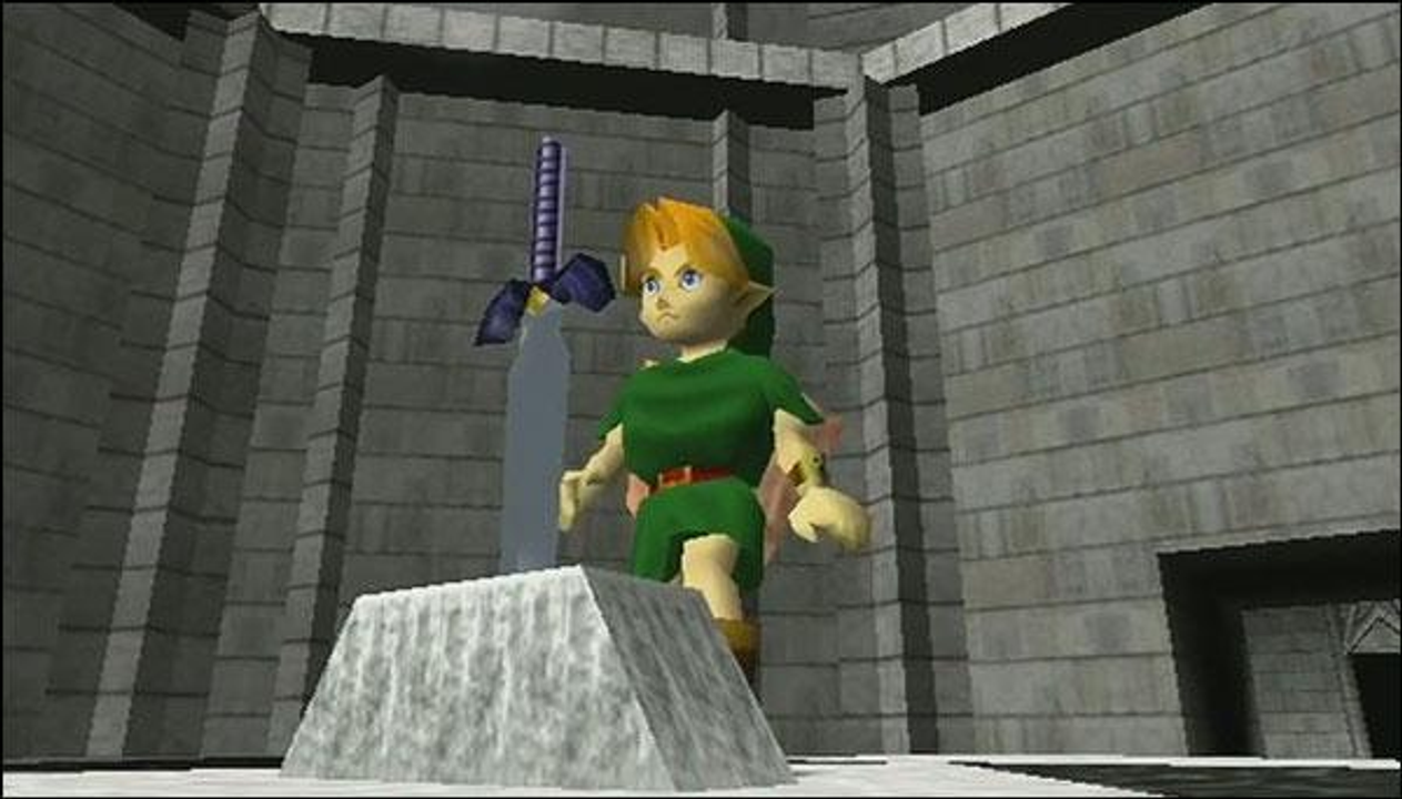 Link lần đầu rút thanh Master Sword