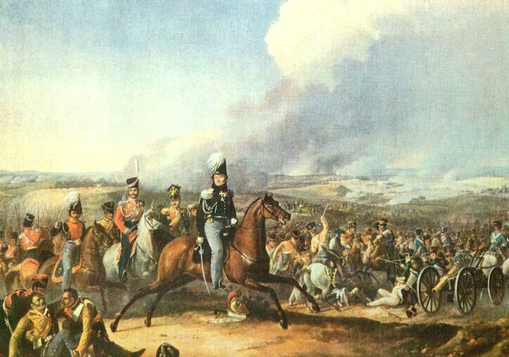 <i>Kỵ binh của Uvarov tấn công quân Pháp </i>