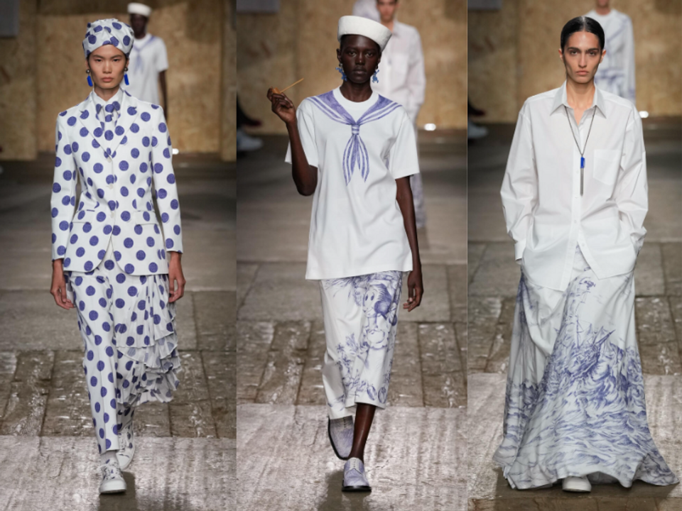 Thiết kế từ BST Moschino Xuân / Hè 2025 của Giám đốc Sáng tạo Adrian Appiolaza