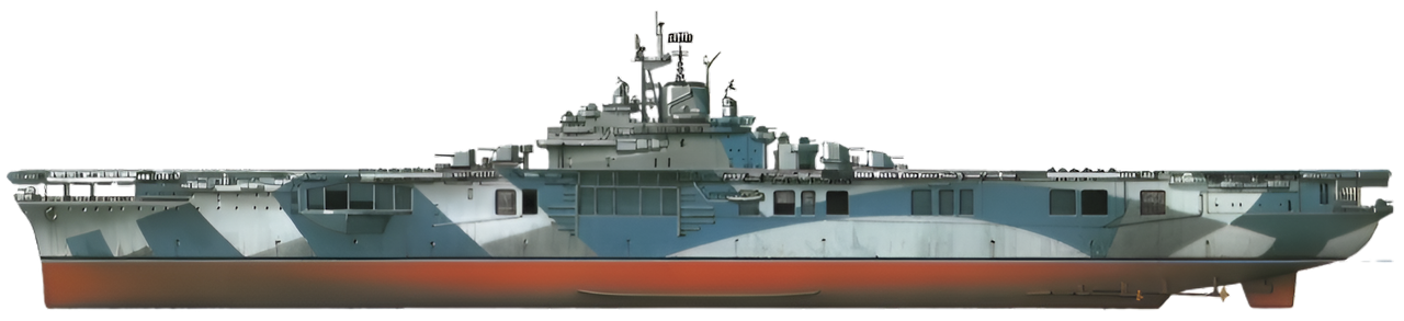 USS Yorktown (CV-10) là tàu sân bay thứ ba trong lớp Essex được biên chế vào Hải quân Mỹ trong năm 1944. Con tàu này ban đầu có tên là Bon Homme Richard, về sau thì đổi tên thành Yorktown trong khi đang được chế tạo để tưởng niệm chiếc Yorktown (CV-5) đã bị mất trong trận Midway vào tháng 6 năm 1942. Đến thời điểm đánh chìm Yamato, con tàu mang theo Không đoàn số 9 (95 máy bay), trong đó gồm 15 máy bay SB2C-4 Helldiver và 7 máy bay TBM-3 Avenger. 