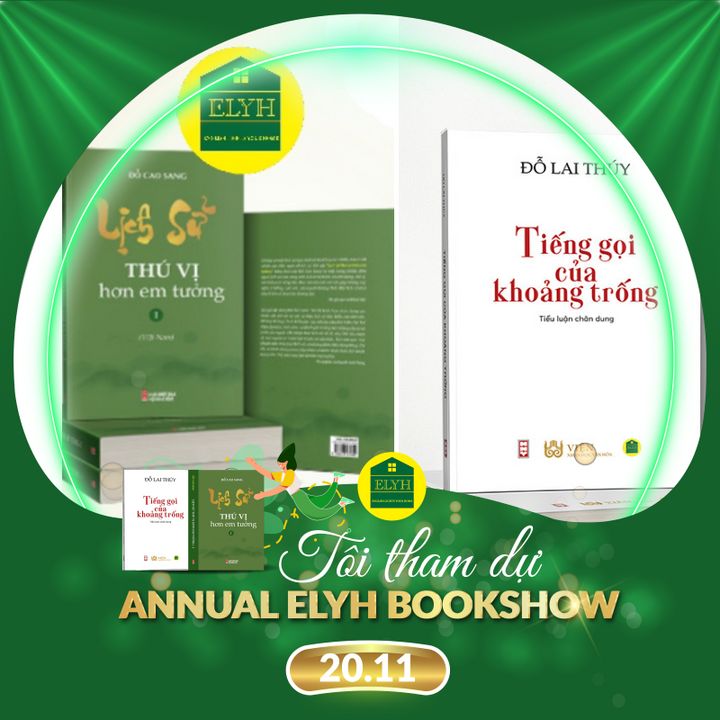 2 cuốn sách mới sẽ được giới thiệu tại Bookshow