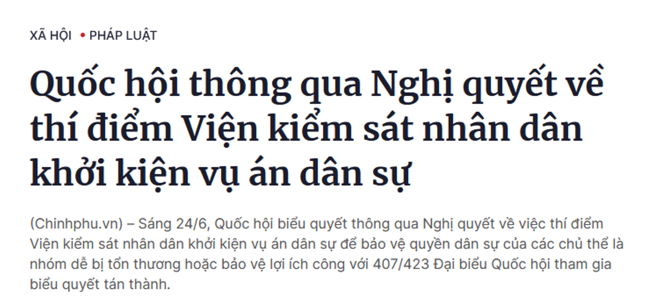 Khi hiểu khái niệm VKS và án dân sự, hình sự, giờ bạn đã có thể hiểu tựa đề của bài báo này nghĩa là gì.