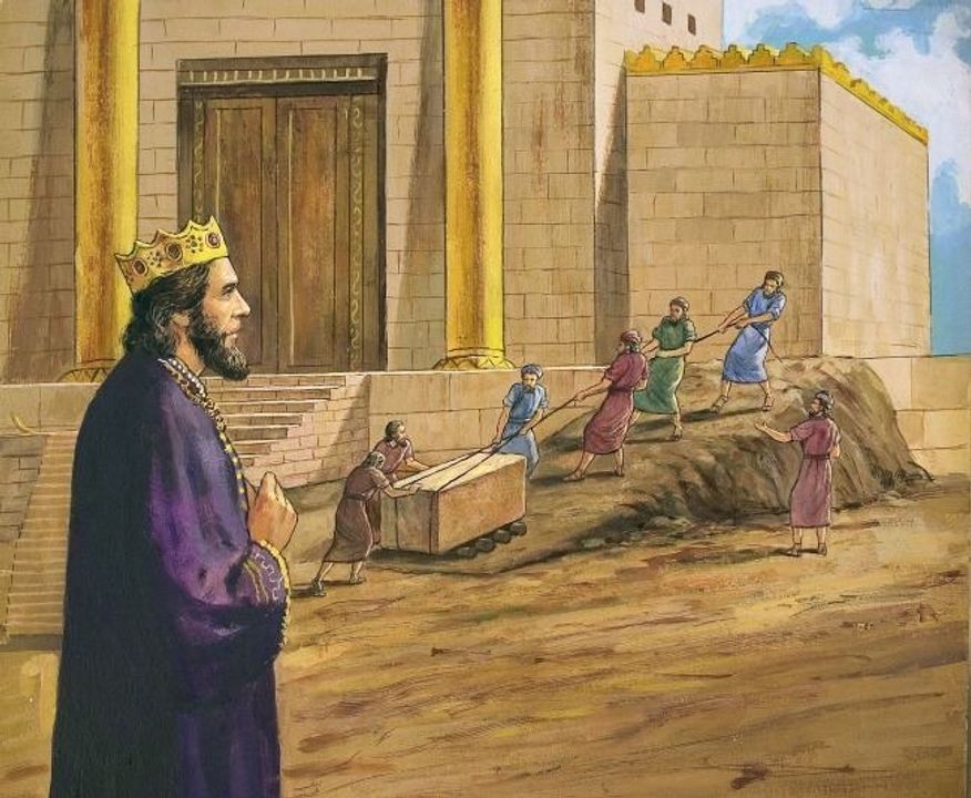 Vua Solomon xây dựng Đền Thờ Jerusalem