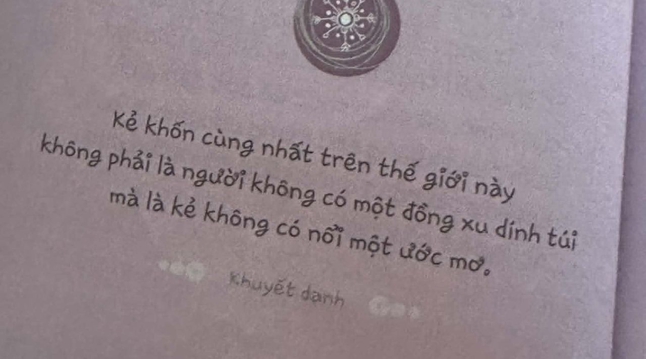 1 câu quote trong cuốc Ước Mơ - Bộ sách gieo mầm tính cách