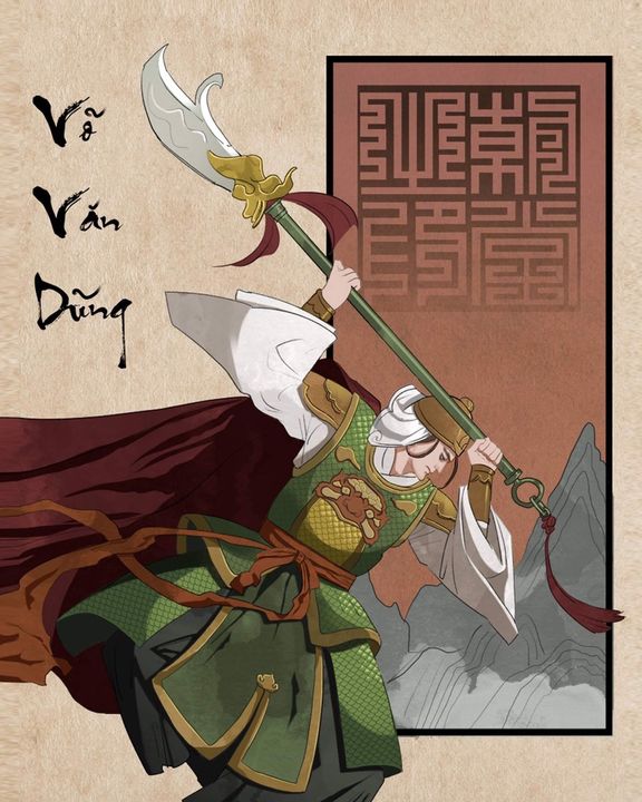 Đại Tư đồ Võ Văn Dũng nhà Tây Sơn, tranh: Đại Việt kỳ nhân
