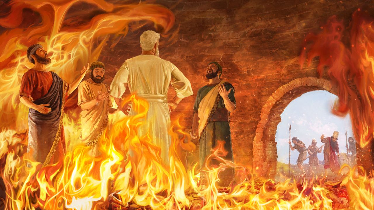 Ba người trong lò lửa