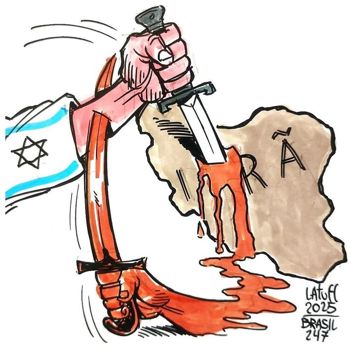 By Carlos Latuff: Iran has the right to defend itself.