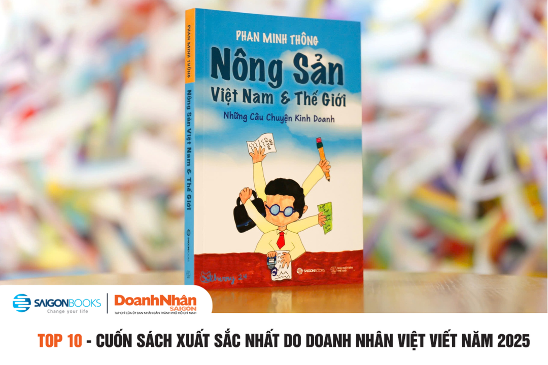 Tác phẩm ghi lại hành trình đưa nông sản Việt vươn ra toàn cầu, phản ánh bản lĩnh và khát vọng hội nhập của doanh nhân Việt Nam.