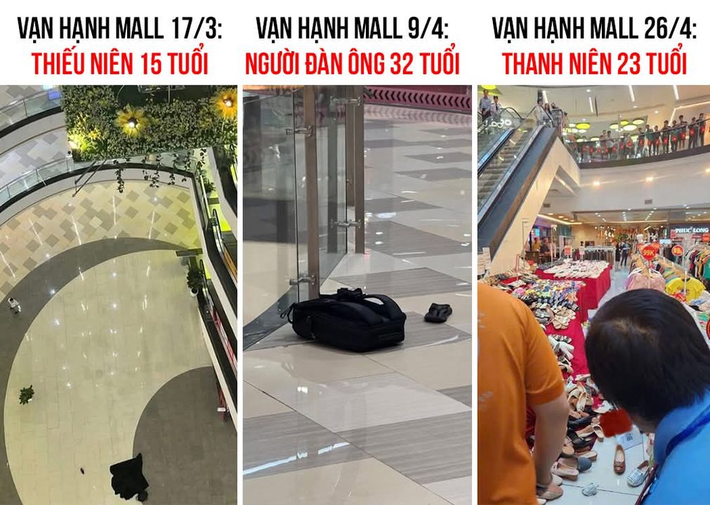 Ba vụ tự sát liên tiếp tại Vạn Hạnh Mall trong thời gian chỉ hơn một tháng